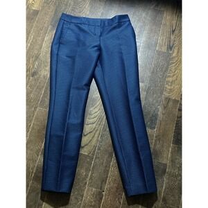 Express Blue Dot Pattern Women's Columnist Ankle Pants Size 0 R